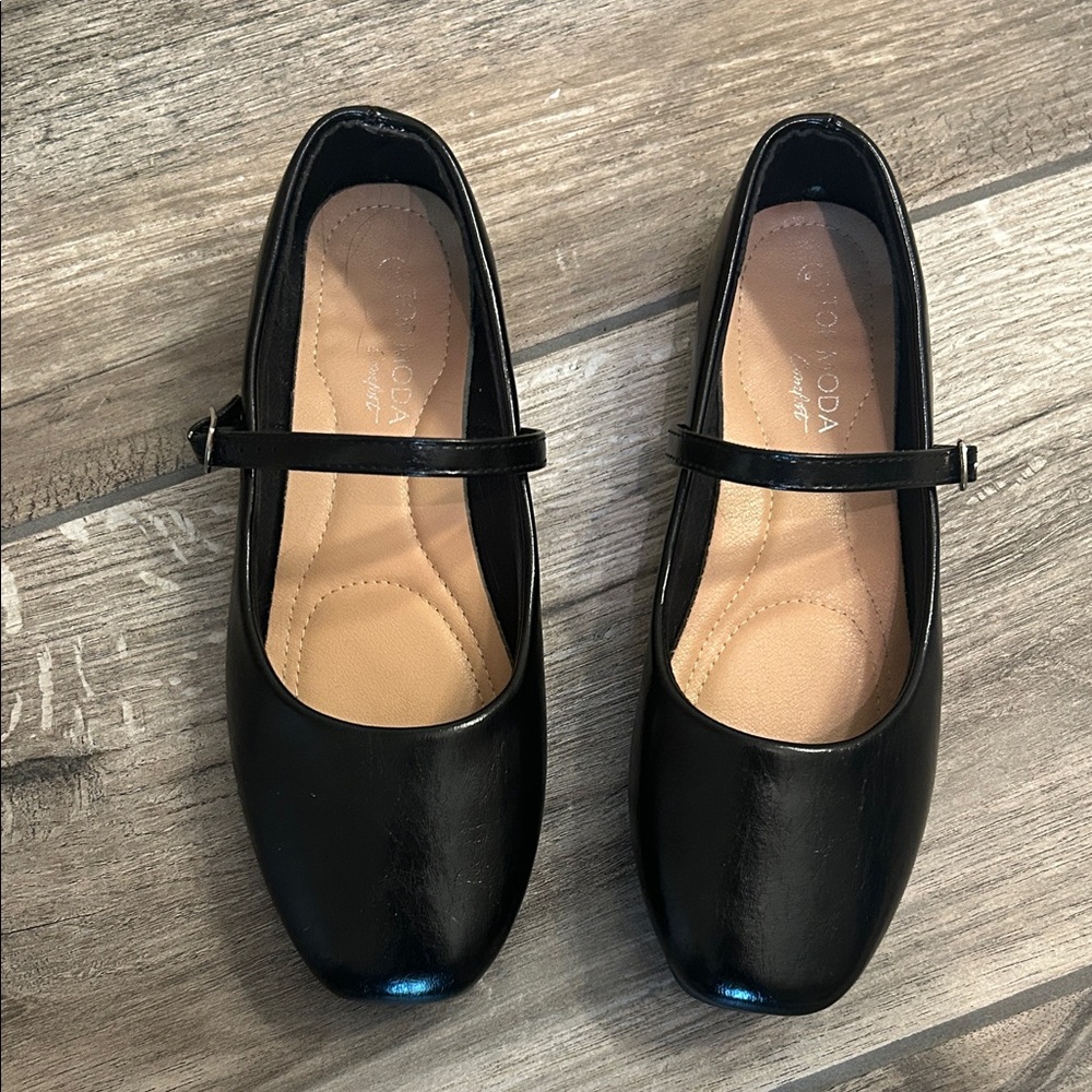 TOP Moda Black Comfort Flats